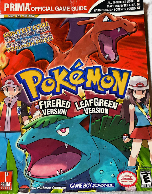 Pokemon FireRed and LeafGreen Digital Official Walkthrough